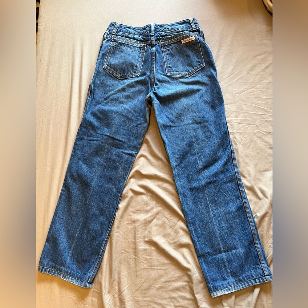 Vintage Calvin Klein Straight Leg Blue Jeans